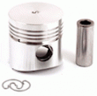 Piston w/ pin & clips for John Deere 850 Replaces CH10355 (80mm)