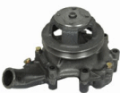 Water Pump (Single pulley w/back plate) for Ford 2000, 3000, 4000, 5000, 7000 (1965-1975), 2600, 3600, 4100, 4600, 5600, 5700, 6600, 6700, 7600, 7700 (1975-1981), 2310, 2610, 2810, 2910, 3610, 3910, 4110, 4610 (1981-11/1986), 5110, 5610, 6610, 6710, 7610, 77 - Click Image to Close