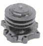 Water Pump (Double Pulley) for Ford 2000, 3000, 4000, 5000, 7000 (1965-1975), 2600, 3600, 4100, 4600, 5600, 5700, 6600, 6700, 7600, 7700 (1975-1981), 2310, 2610, 2810, 2910, 3610, 3910, 4110, 4610 (1981-11/1986), 5110, 5610, 6610, 6710, 7610, 7710